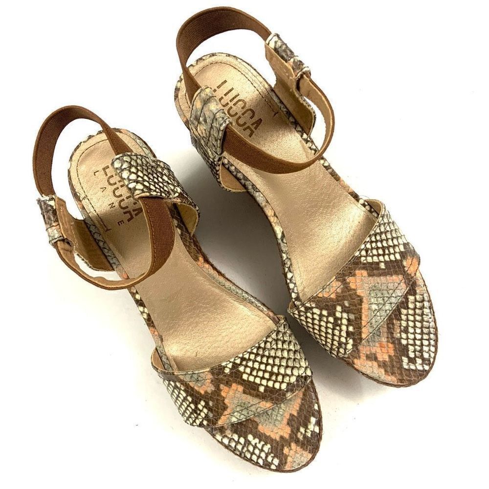 LUCCA LANE Leather Ankle Espadrilles - Picture 2 of 9